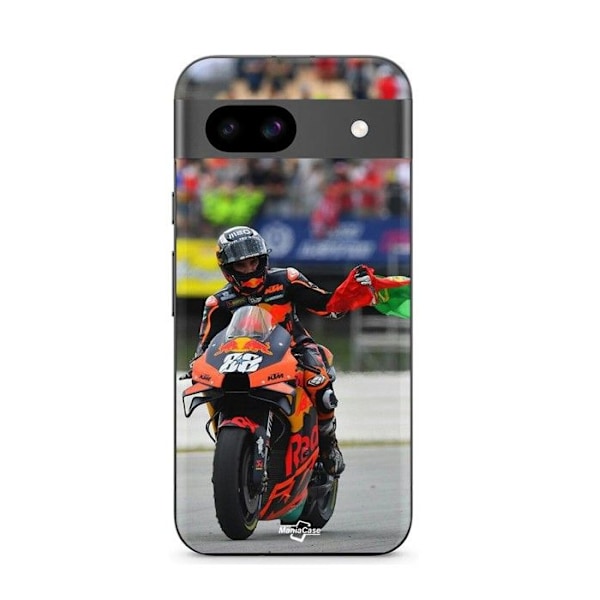 Coque - MANIACASE - Google Pixel 8a - Flexibel - Flagga Portugal - Svart silikon Svart