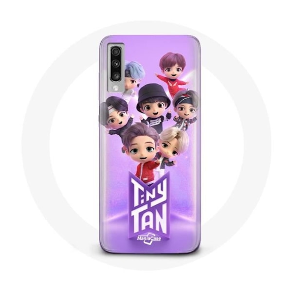Coque för Samsung Galaxy A70 BTS TinyTAN Animation Affisch RM Jin Suga J-Hope Jimin Jungkook och V