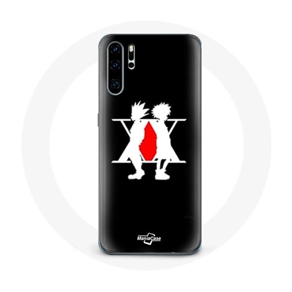 Coque för Huawei P30 Pro Hunter x Hunter Manga Logotyp Svart