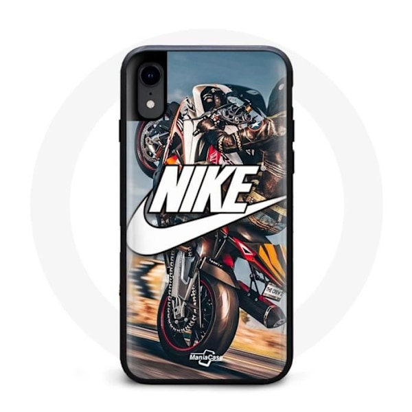 Coque - Nike - Iphone XS - Vit Logotyp - Mjuk - Syntetisk Vit