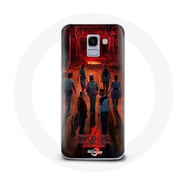 Coque för Samsung Galaxy J6 2018 Stranger Things Affisch Utrustningar Fan Konst Säsong 4