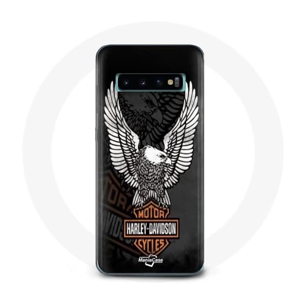 Coque pour Samsung Galaxy s10 plus Harley Davidson aigle logo
