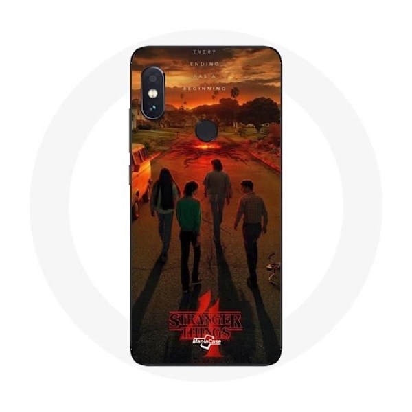 Coque för Xiaomi Redmi Note 5 AI Dual Camera Stranger Things Säsong 4 Affisch Konst Utrustning av N