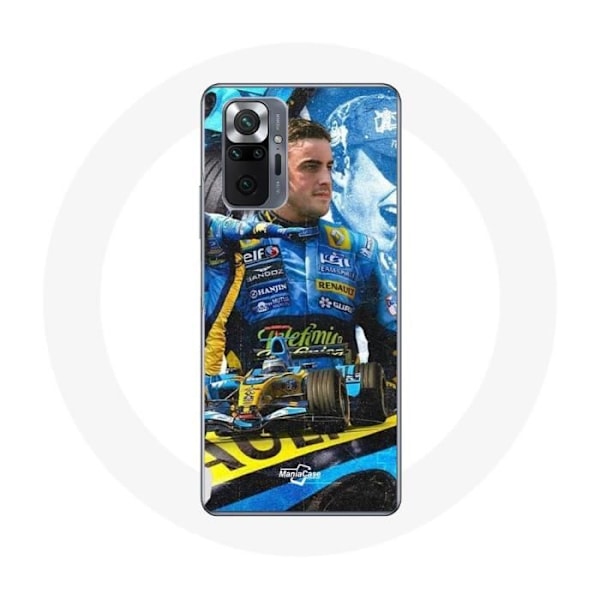 Fodral för Xiaomi Redmi Note 10 Pro Formel 1 Fernando Alonso världsmästare i F1