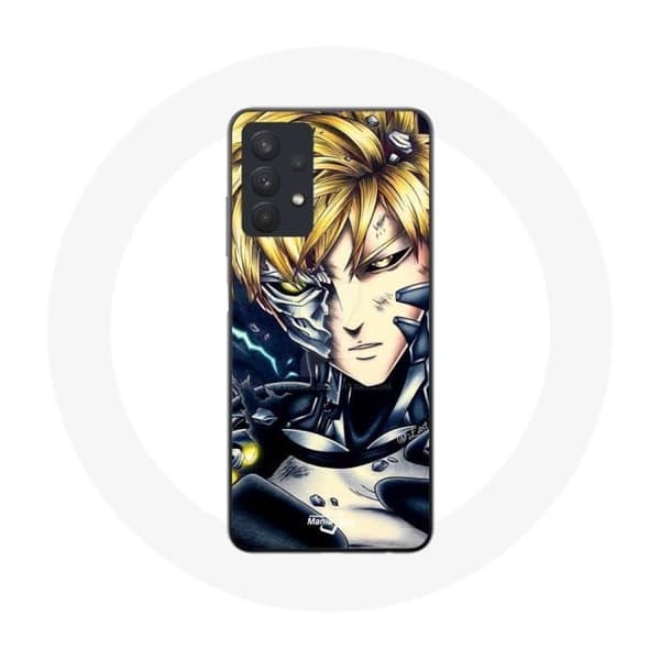 Coque - Genos - Samsung Galaxy A32 5G - Flexibel - Vit - One Punch Man