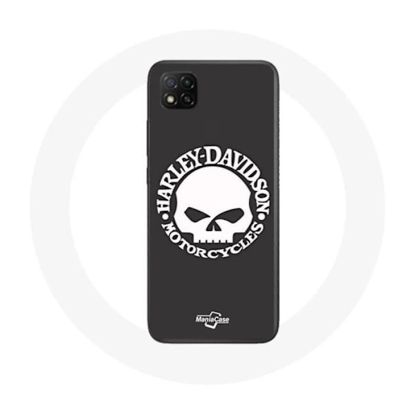 Coque Xiaomi Redmi 9C Harley Davidson Motors Dödskalle