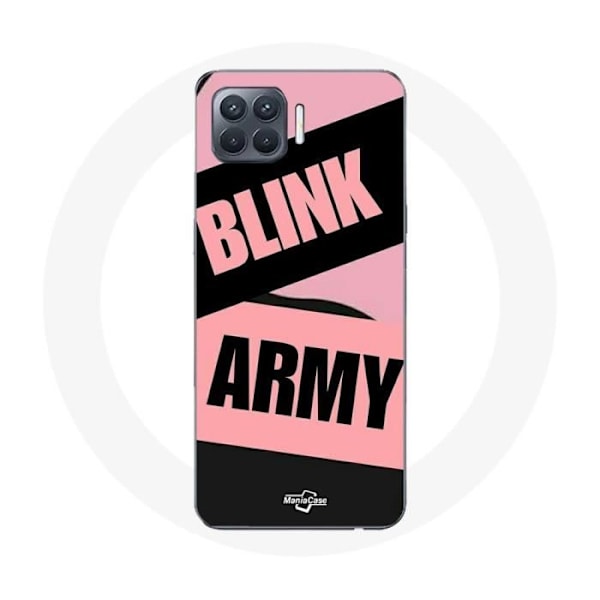 Coque för Oppo A93 BTS ARMY och Blackpink Blink Rosas Svart