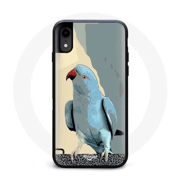 Coque - Papegoja - Iphone XR - Mjukt - Syntetiskt - Blå Blå