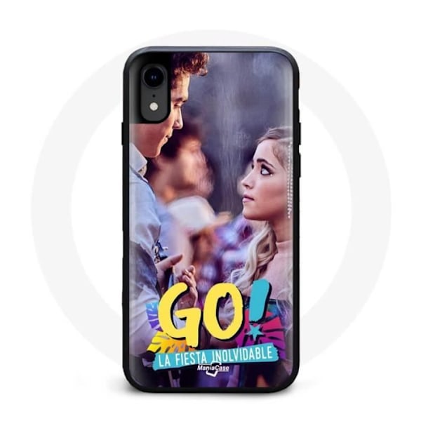 Iphone X-skal - Maniacase - Fortsätt Dina Drömmar - Mjuk - Inspirerande design - Svart