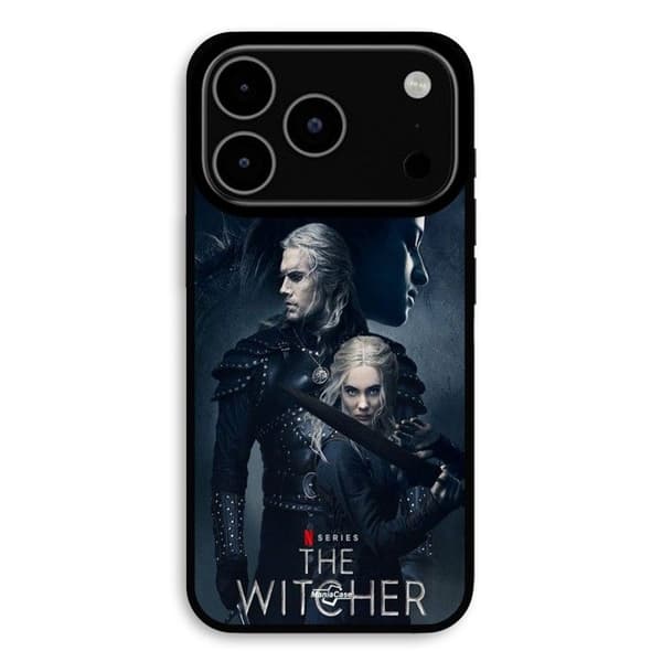 Coque för iPhone 17 Pro Max The Witcher geralt yennefer ciri epee Maniacase Svart