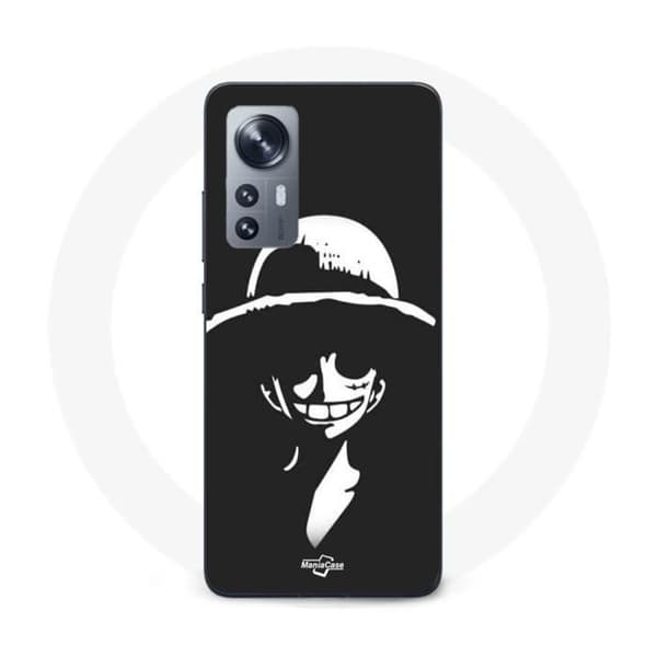 Coque Maniacase til Xiaomi 12 5G Monkey D. Luffy sort og hvid er