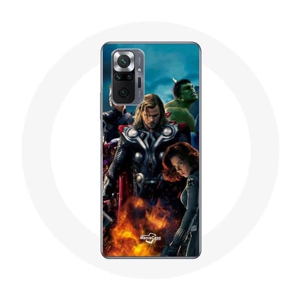 Coque pour Xiaomi Redmi Note 10 Pro Avengers supersankarin elokuvan