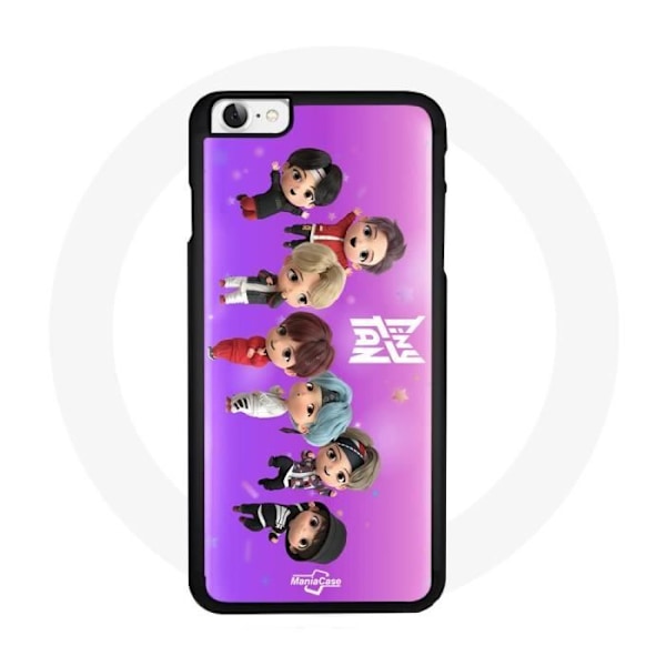 Coque för Iphone 7 BTS TinyTAN Animation Affisch RM Jin Suga J-Hope Jimin Jungkook Och V Mic Drop Dans