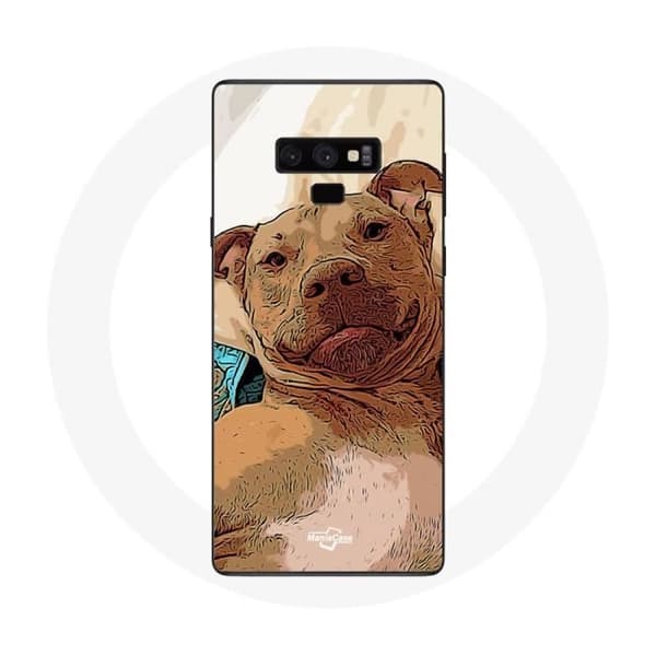 Cover til Samsung Galaxy Note 9 American Pit Bull Terrier Brun