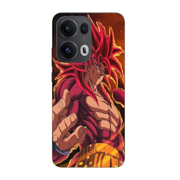 Coque Maniacase För Oppo Reno 13 Pro 5G Dragon Ball DAIMA Goku Ultimata SSJ4 Svart