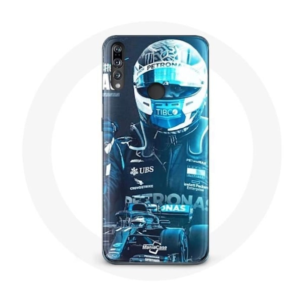 Mobilskal för Huawei p30 lite Formel 1 Valtteri Bottas F1-förare Svart Svart