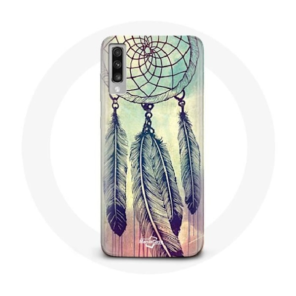 Coque för Samsung Galaxy A50 Färgglad drömfångare brun