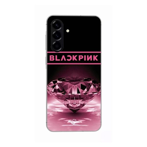Coque - Maniacase - Samsung Galaxy A36 - Silikon - Svart och Rosa - Mjuk Svart