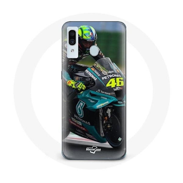 Skal - Valentino Rossi - Samsung Galaxy A40 - Mjuk - Svart - Skydd