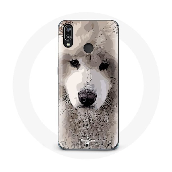 Coque - Huawei - P20 Lite - Mjuk - Grå - Samojed Grå