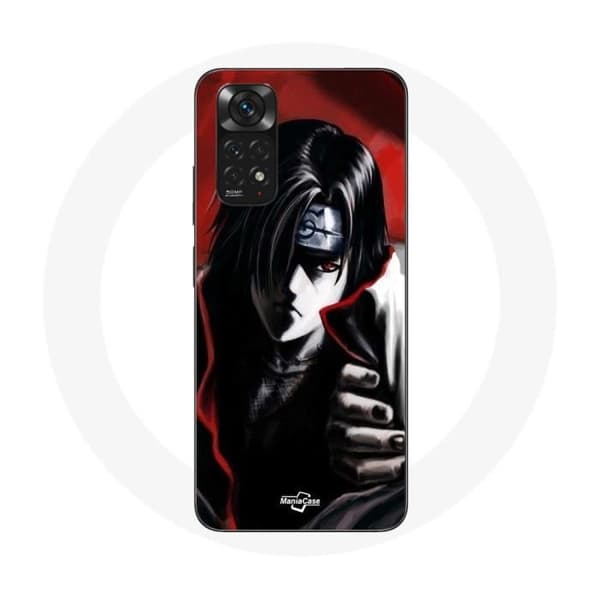 Coque Xiaomi Redmi Note 11S Itachi Uchiwa Naruto Anime Manga