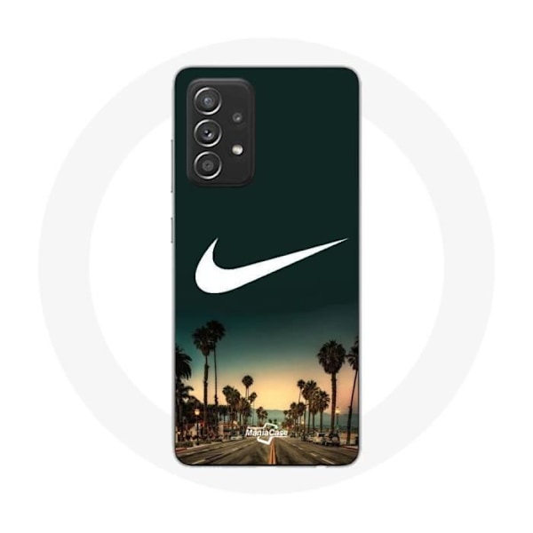 Coque för Samsung Galaxy A52 Nike-logotyp palmträd Miami