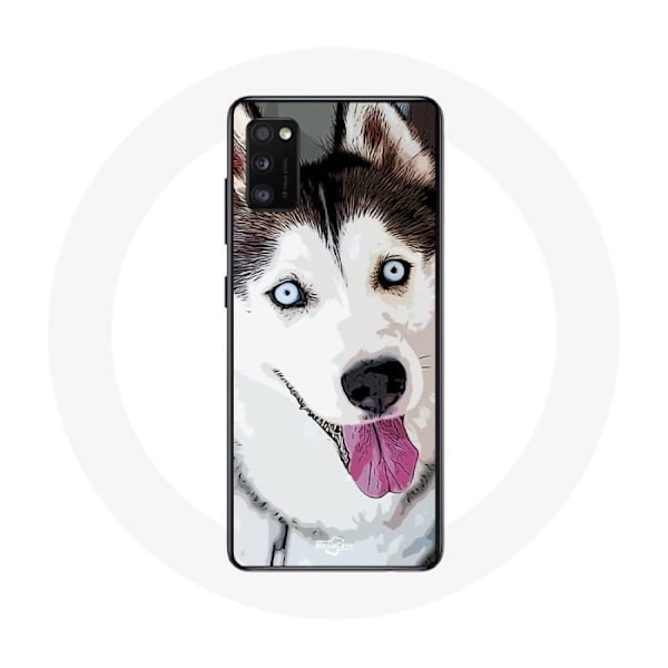 Coque för Samsung Galaxy S20 plus Husky Vit från Sibirien med Blå Ögon