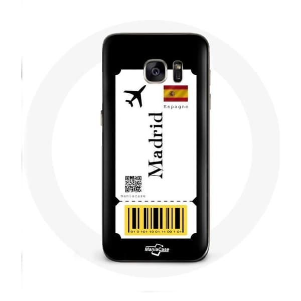 Cover - Samsung - Galaxy S6 Edge - Flybillet - Sort - Hård