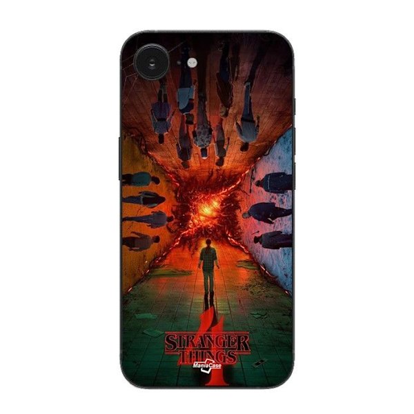 Coque Maniacase För Iphone 16E Serie Stranger Things Billy Svart