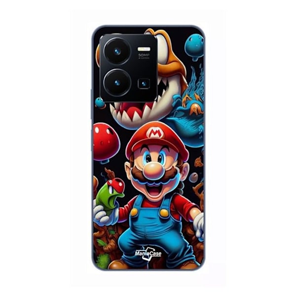 Coque för Vivo Y35 4G super mario bros film Maniacase SVART