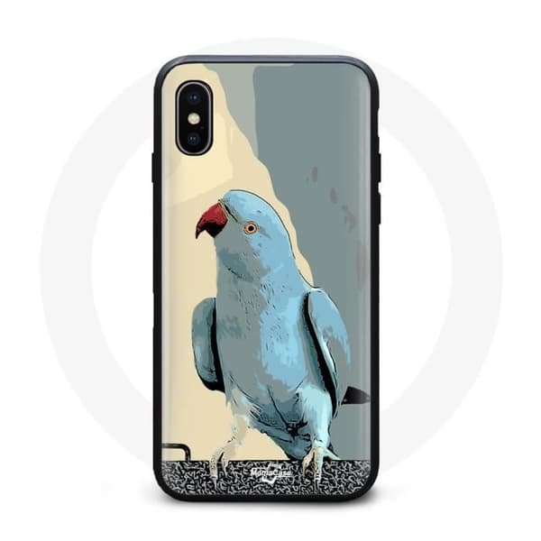 Coque - Parakit - Iphone XS Max - Blød - Syntetisk - Blå Blå