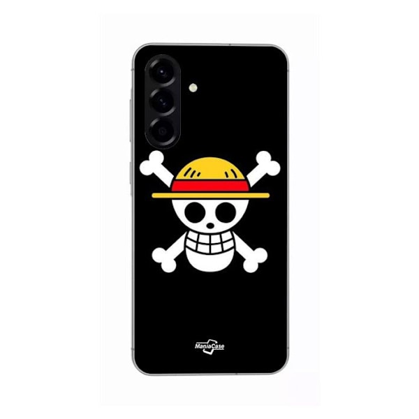 Coque - Maniacase - Samsung Galaxy A26 - Silikon - One Piece Flagga - Mjuk Svart