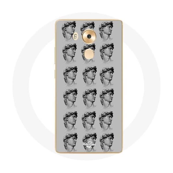 Cover til Huawei Mate 8 Statue grå baggrund
