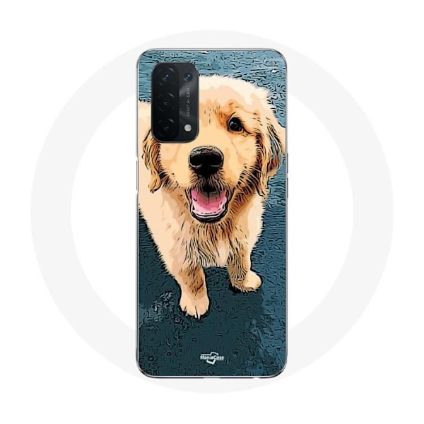 Coque för Oppo A74 golden retriever valp