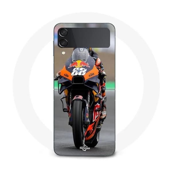 Coque - Samsung - Galaxy Z Flip4 - Blød - Sort - Moto GP