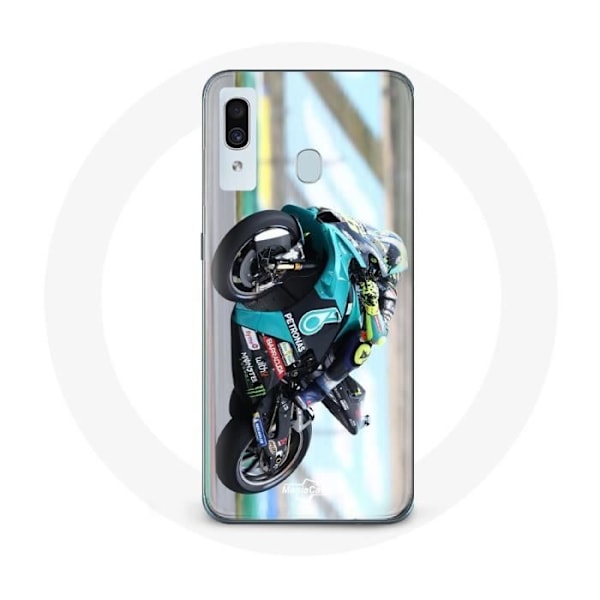 Coque för Samsung Galaxy A20 Valentino Rossi motorcykelförare