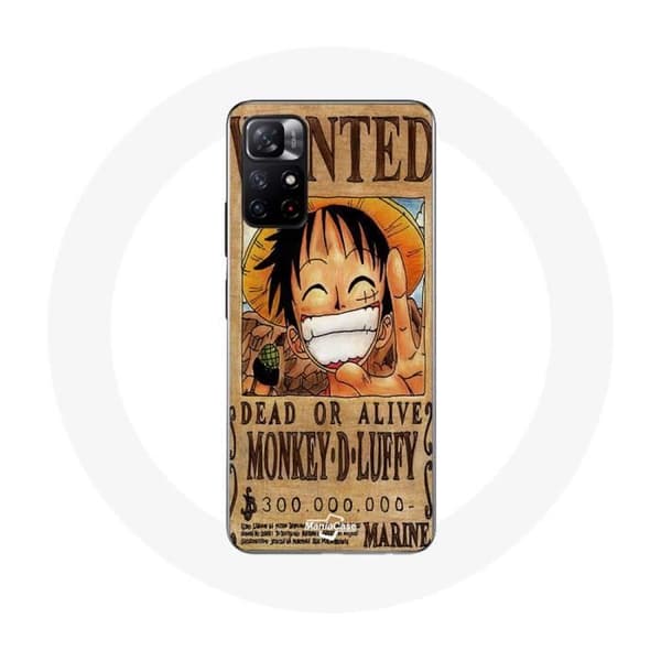 Coque - One Piece - Xiaomi Redmi Note 11s 5G - Flexibel - Vit - Manga Luffy