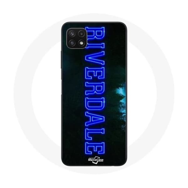 Coque för Samsung Galaxy A22 5G Riverdale Serie Logotyp blå
