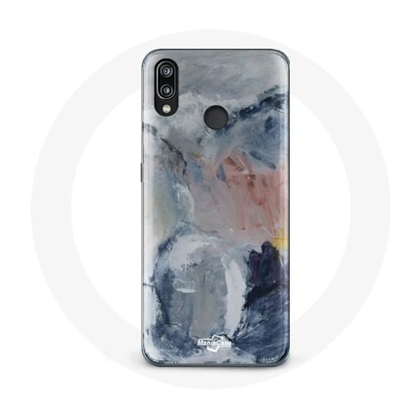 Mobilskal för Huawei P20 Lite med grå abstrakt textur