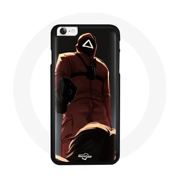 Coque - Maski - Iphone 8 - Pehmeä - Musta - Squid Game