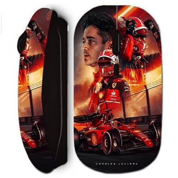 Trådlös mus maniacase svart Charles Leclerc F1 Ferrari