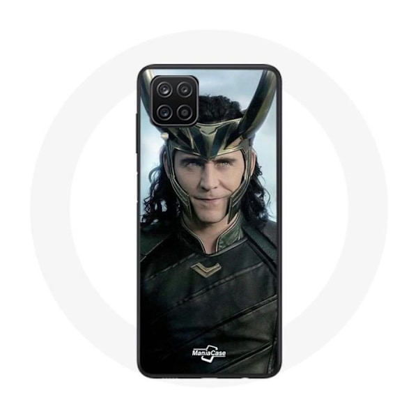 Coque maniacase för Samsung Galaxy A22 4G Loki Thor Ragnarok med hörlurar Säsong 1 Svart