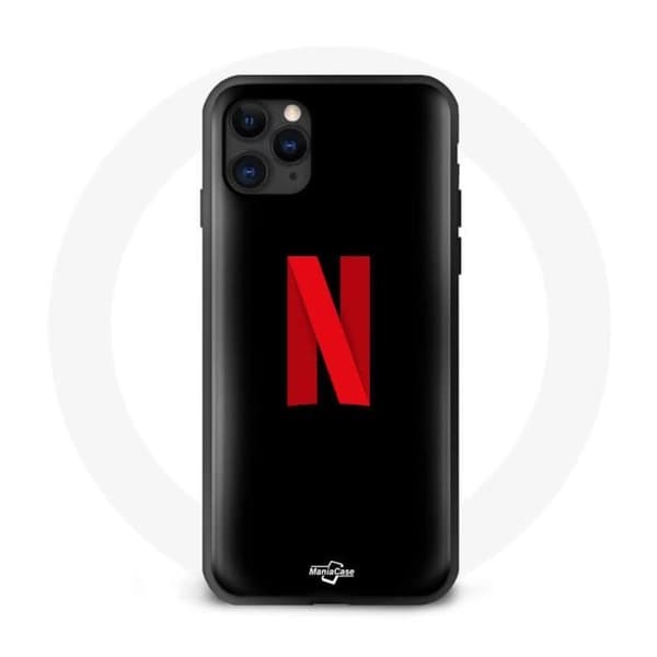 iPhone 13 Pro Cover - MANIACASE - Netflix - Blød - Sort - Stødbeskyttelse