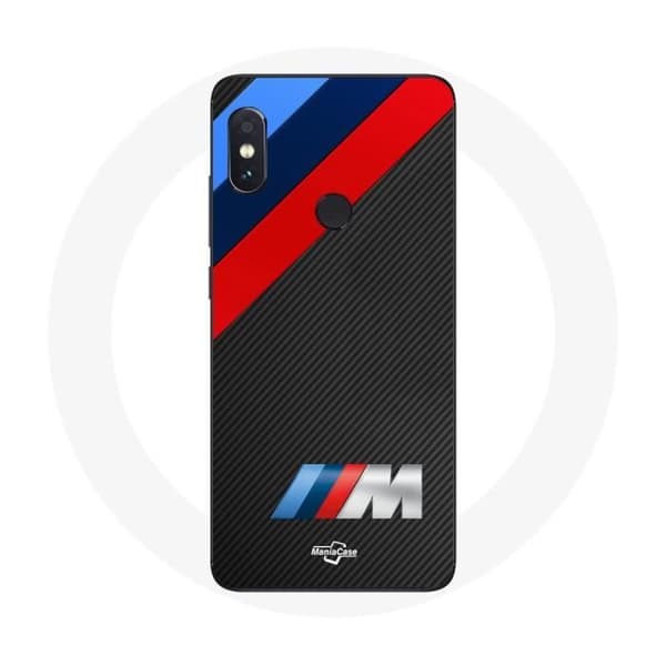 Coque för Xiaomi Redmi Note 5 AI Dual Camera BMW M Logotyp kolfiber