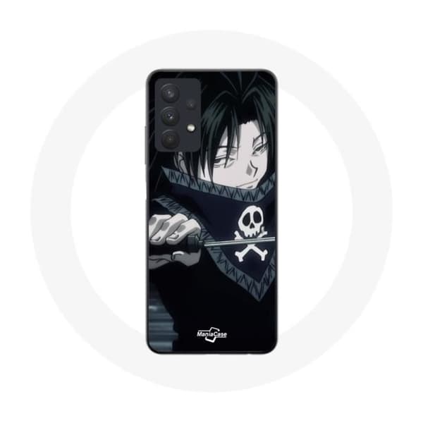 Coque - Maniacase - Samsung Galaxy A32 5G - Sort - Hunter x Hunter Feitan - Blød svart