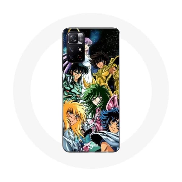 Cover - Xiaomi - Redmi Note 11s 5G - De Gyldne Riddere - Blød - Anime