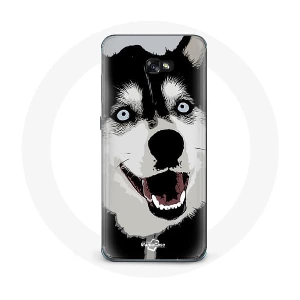 Cover til Samsung Galaxy A3 2017 Siberian Husky Blå Øjne