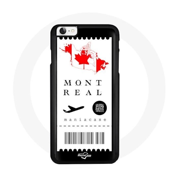 Coque maniacase för Iphone 8 Montréal Avion Svart