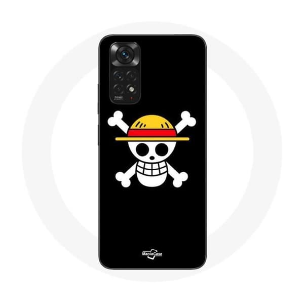 Cover - Xiaomi - Redmi Note 11 4G - Blød - One Piece Manga - Sort Svart