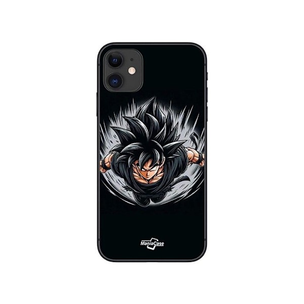 Telefonskal - Maniacase - Iphone 11 - Mjuk - Silikon - Dragon ball Black goku Svart